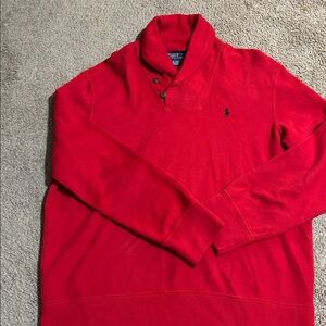 EUC Ralph Lauren Red Polo Sweater